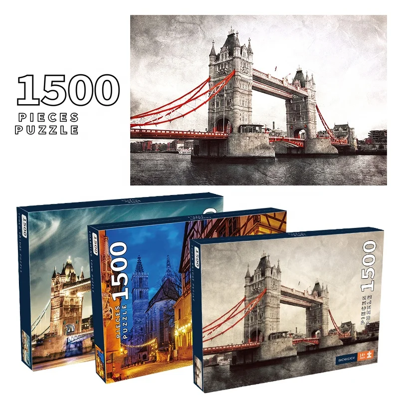 Educational Toys Puzzle 1500 Pieces Jigsaw Puzzle Puzzle Customize