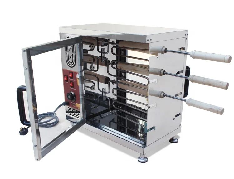 
sanck cake machine bakery chimney cake grill toaster kurtos kalacs machine Donut Cones chimney cake oven 