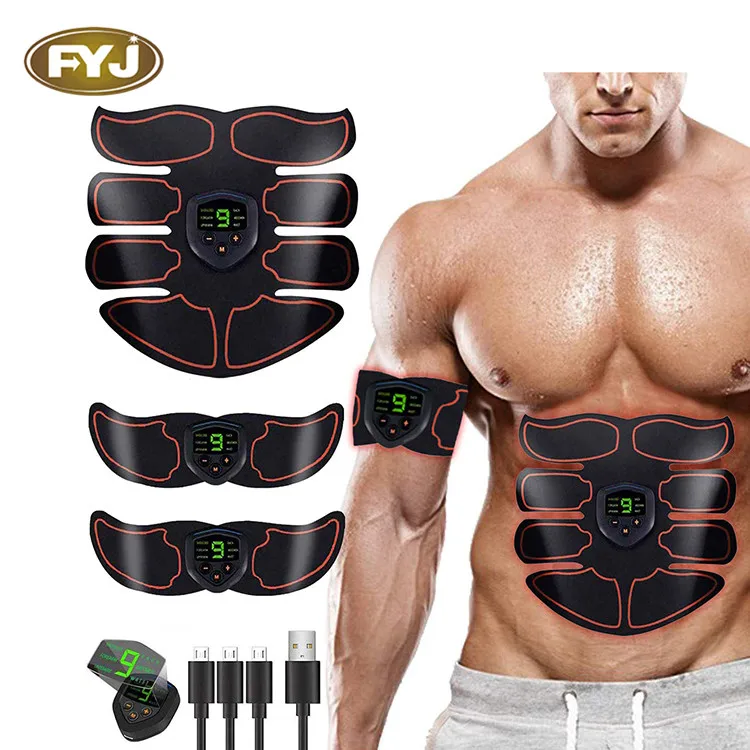 best sellers 2020/2021 electric ems abs muscle stimulator slimming trainer for body fitness muscle building