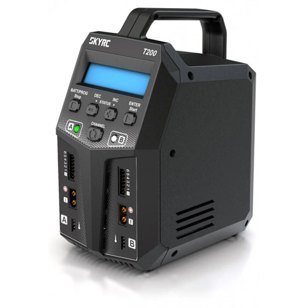 SKYRC T200 100W 12A AC DC двойное портативное зарядное устройство для зарядки аккумулятора для 1S 2 3S 4S 5S 6S Lipo LiHV жизни li-ion батарея