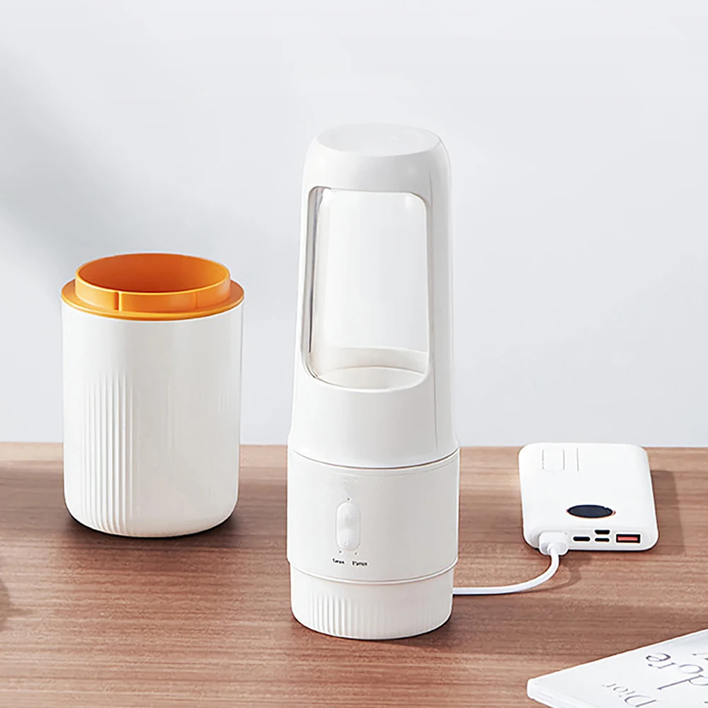 Double Head Design for Exquisite Juicing & Slow Stirring Blender for Shakes and Smoothies with Ice-Cream Machine Function