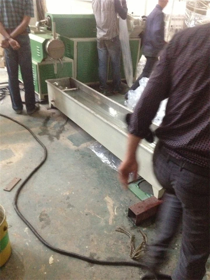  Hot sale plastic film bag electric control dry-wet waste pe/pp grain granules making machine