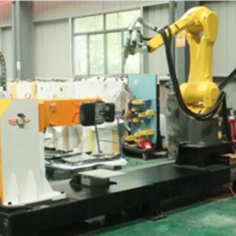 New-style vertical manipulator three-dimensional five-axis laser cutting machine