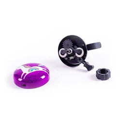 Factory Supply Mini Bike Bell Aluminum Flower Custom Pattern Logo Colorful Cycling Kid City Road Mini Bicycle Bell