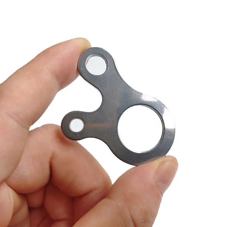 Outdoor 3-Hole Frog Eyes Shaped Stainless Steel Tent Wind Rope Cord Line Guyline Multi Purpose Adjustable Tensioner