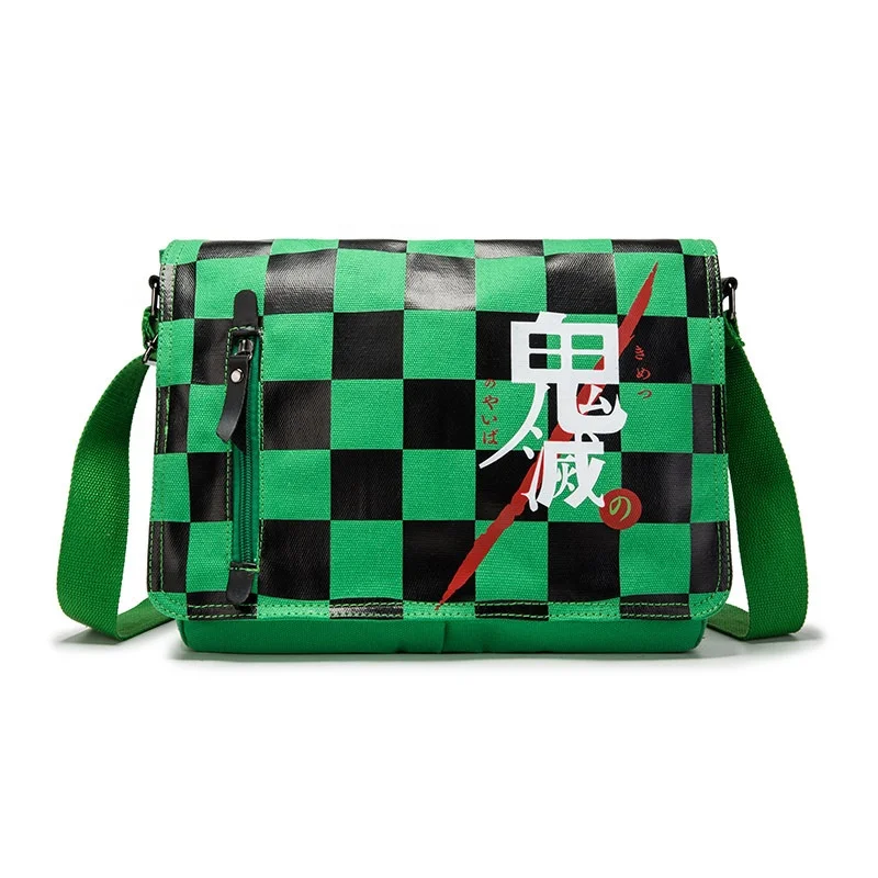 Anime Demon Slayer Kimetsu No Yaiba Kamado Nezuko Tanjirou Canvas Shoulder Bag Satchel  Messenger Bag