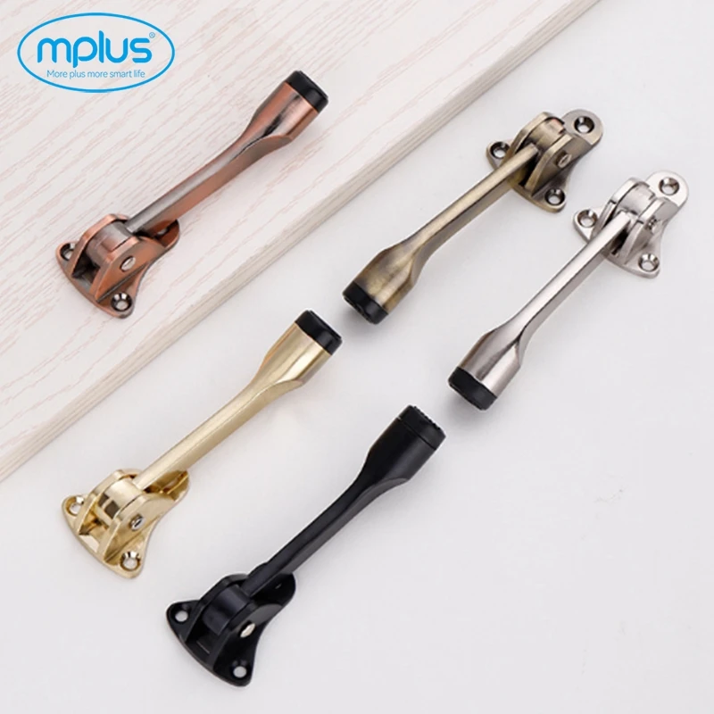 Decorative Hardware modern hotel door holder stopper Magnetic metal wooden door stopper foot door stop