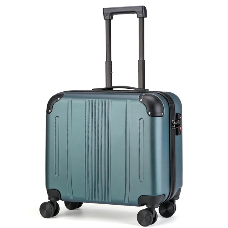 Wholesale trolley travel luggage boarding mini suitcase with 4 Spinner 360 Degree Wheels luggage