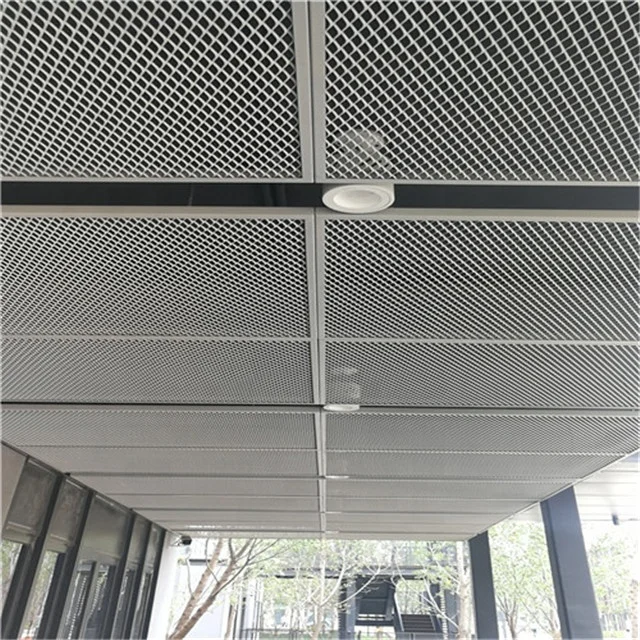 Stretched Metal Expanded Metal Mesh Ceiling