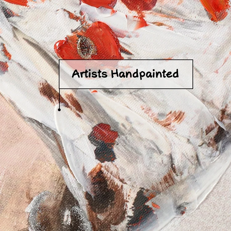 Модная Африканская женщина портрет масляная стена холст искусство живопись для домашнего декора