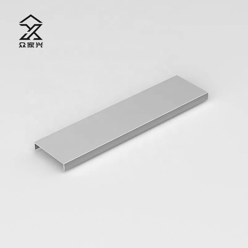 Pakistan Modern Style Decorative Metal Wall Aluminum Alloy Edge Trim profile U Shape Tile Trim External