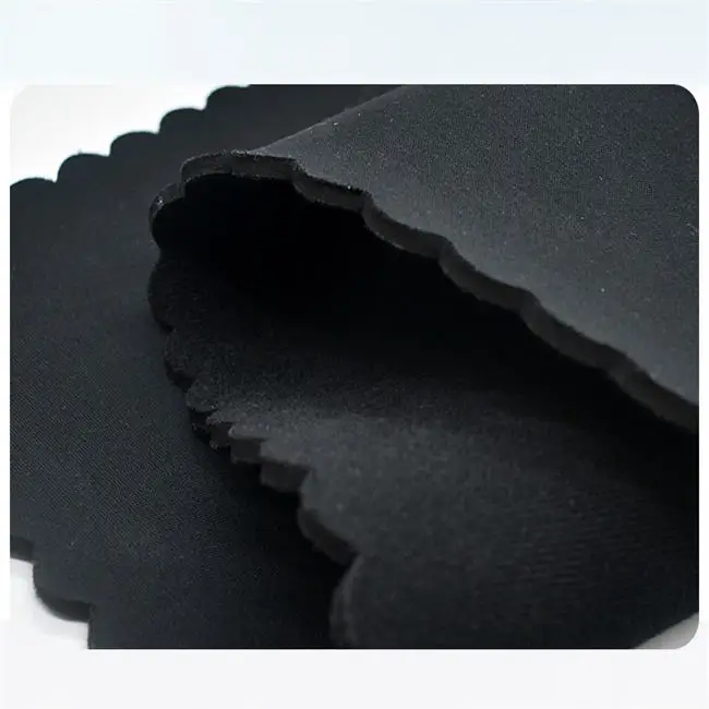 New Design Jacquard polyester foam laminated fabric sandwich mesh fabric foam bonded fabric