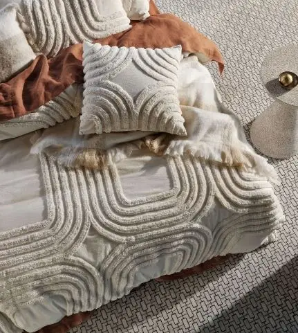Box Tufted Luxury Cotton Cushion Covers Pillow Case Duvet Set Bulk Product From India Best Quality Material