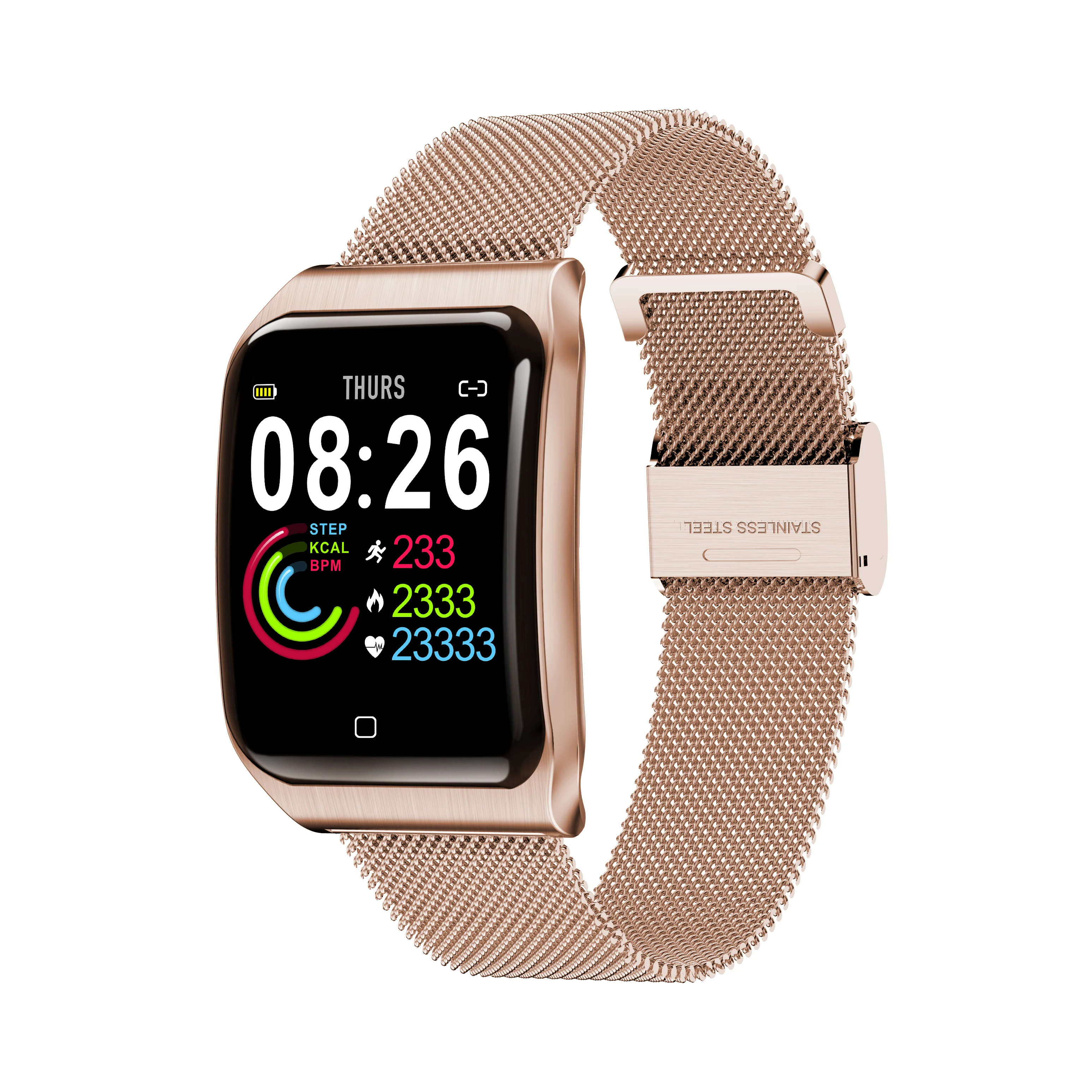 
Creatway F9 super slim weather report fitness tracker smart watch band 2019 