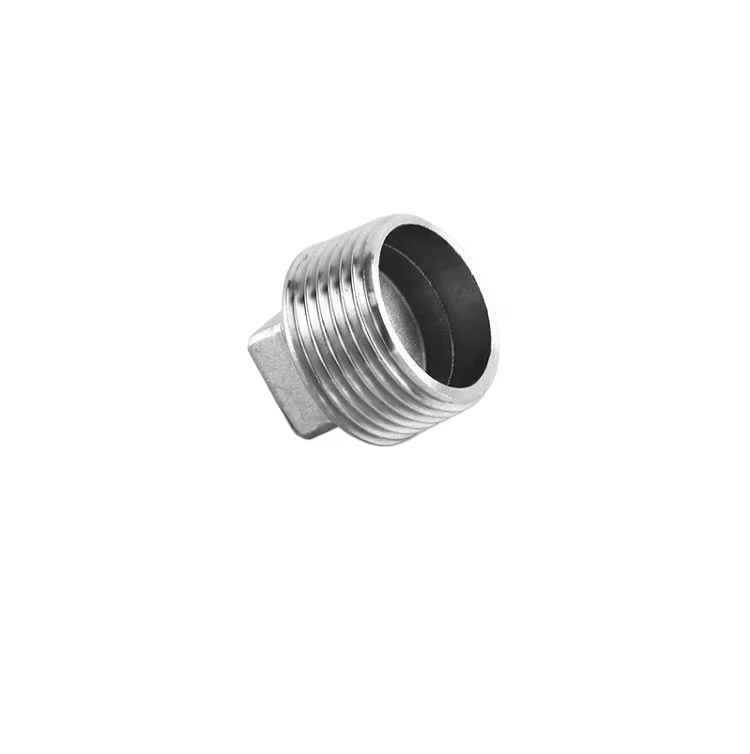 Water meter handling couplings Stainless steel fittings square caps threaded screws gi pipe