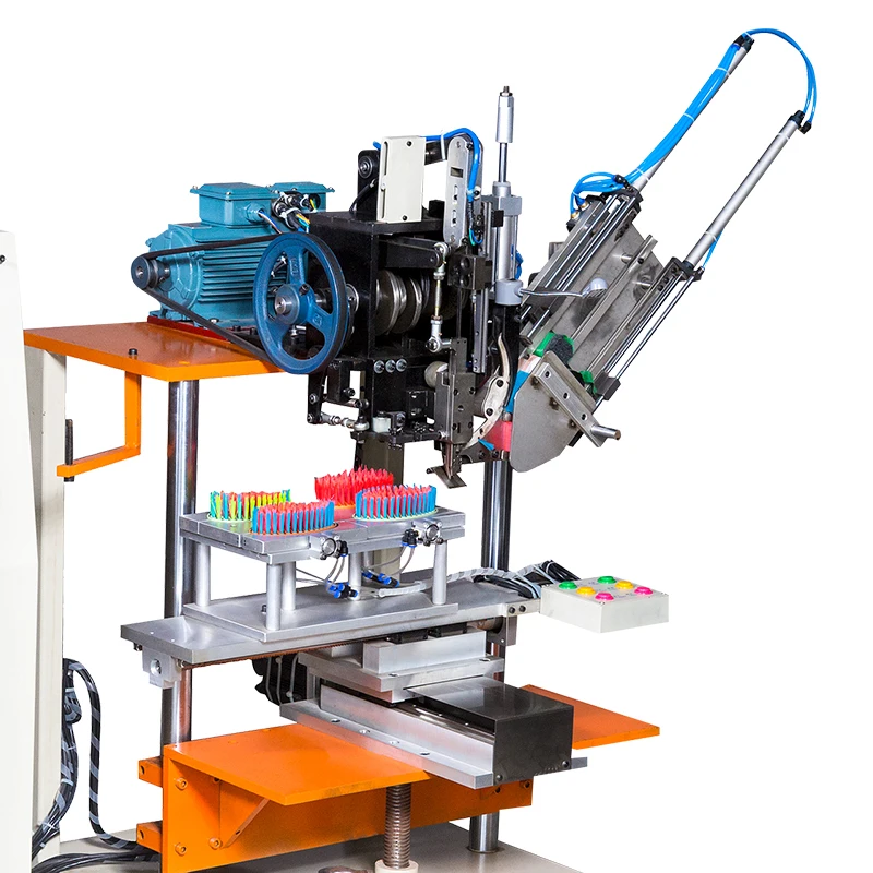 Автоматическая машина для изготовления плоских щеток по индивидуальному заказу, 2 оси, 1 дюйм