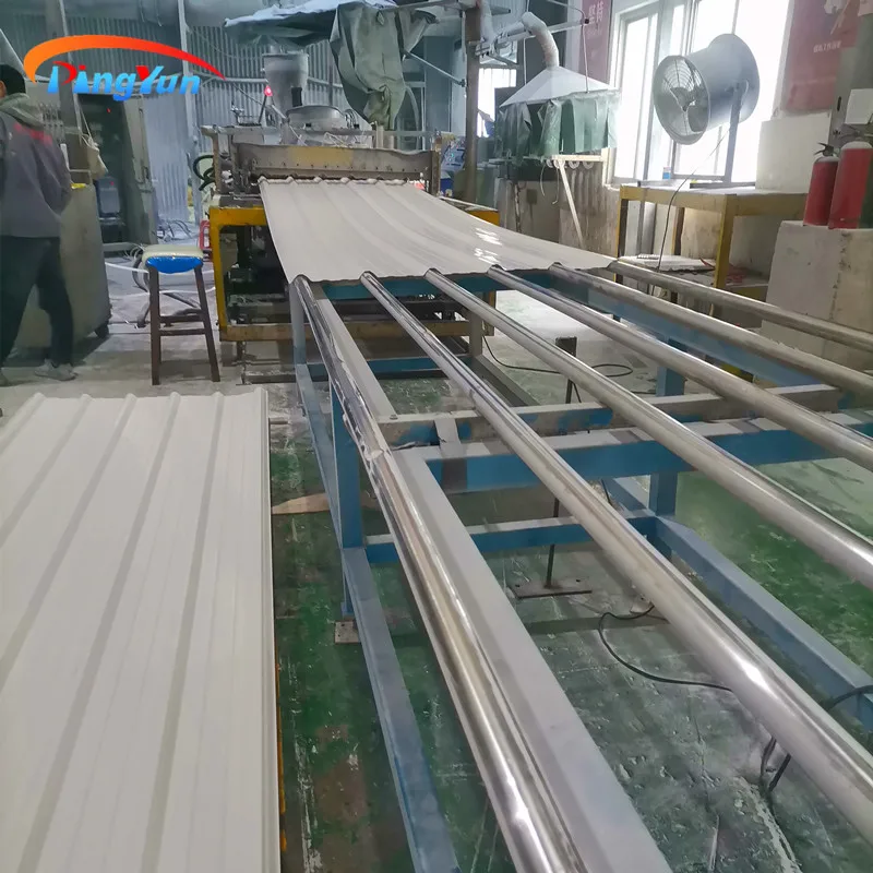 Heat Resistance Upvc Trapezoidal Roof Sheet Pvc Plastic Roof Tile for Wall Cladding