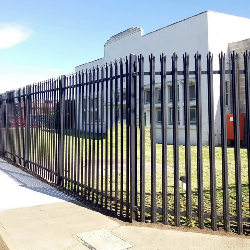 Chinese curvy palisade fence palisade fence for gate pvc coated palisade fence