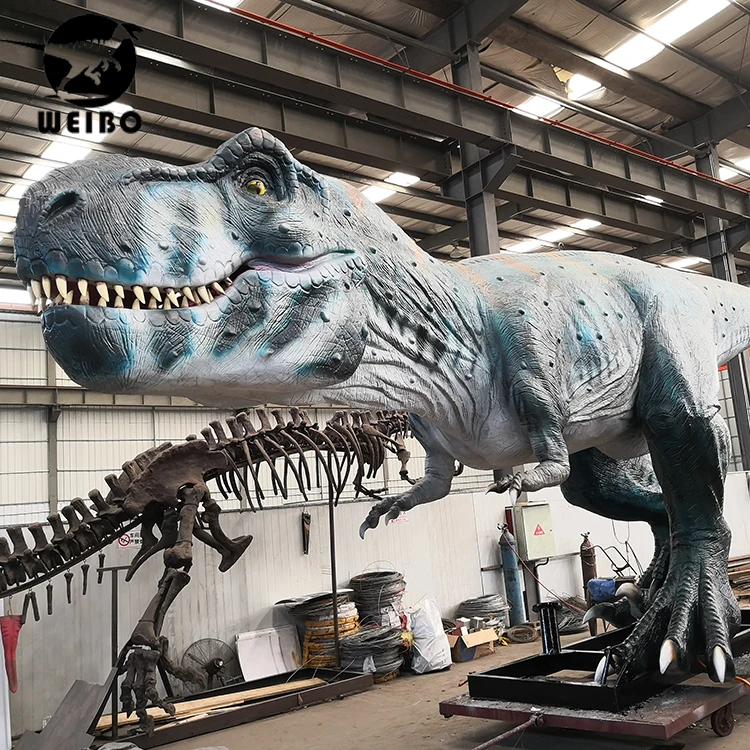 3d movie moving t-rex animatronc dinosaur