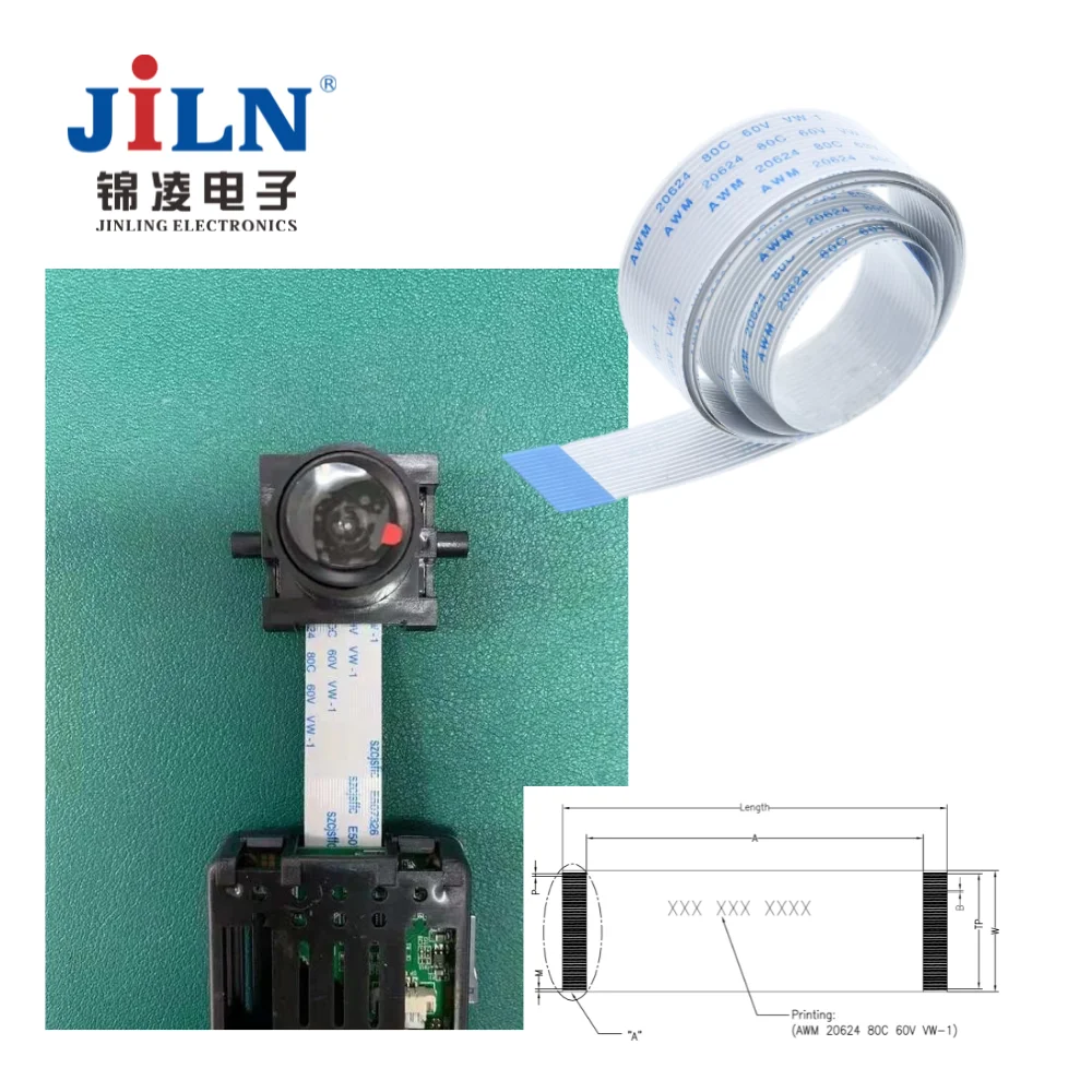 FFC Flat Cable wire harness supplier 0.5mm customized flat ribbon cable assembly wiring wire harness for electronic equipment