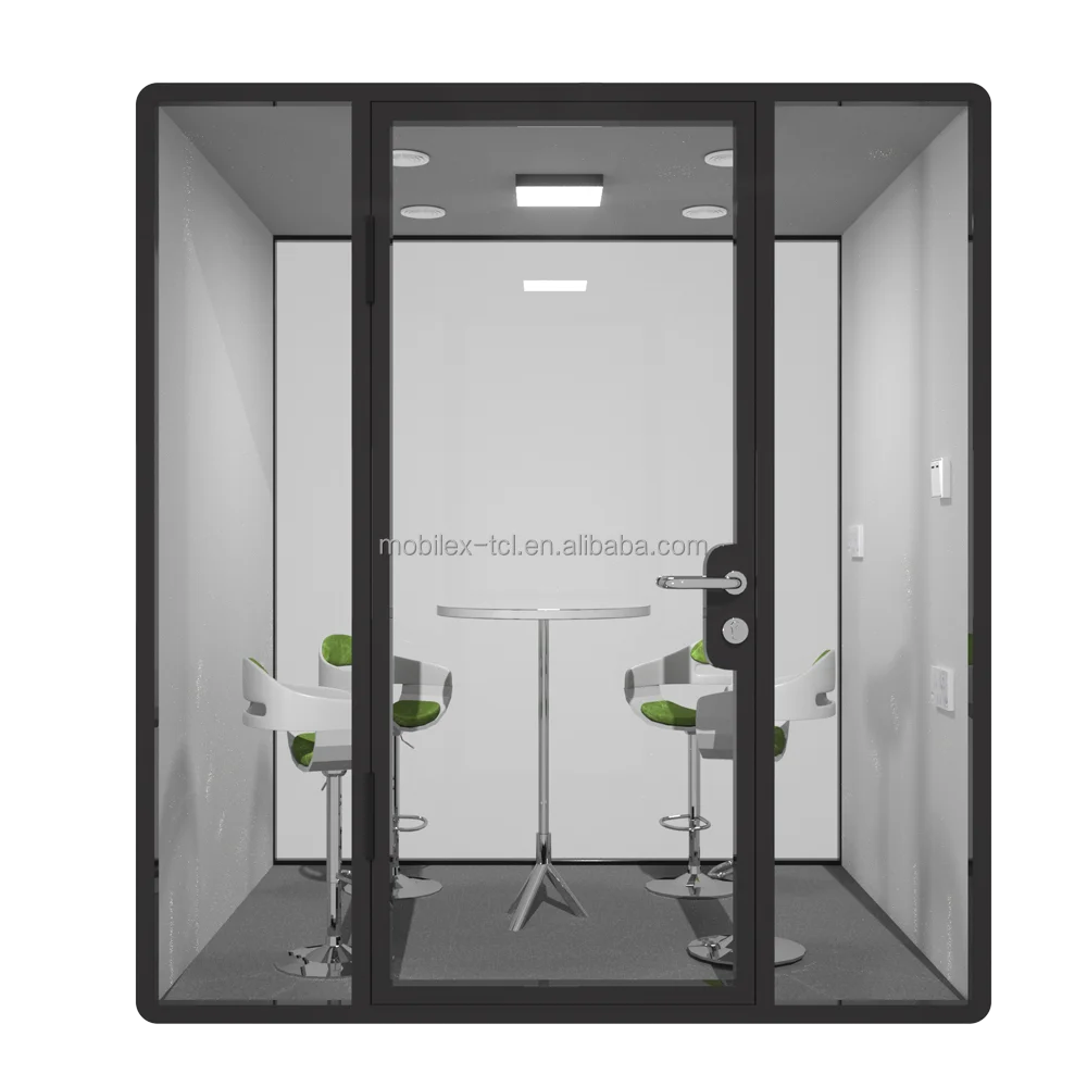 Professional soundproof audio booth portable for music education room for recording