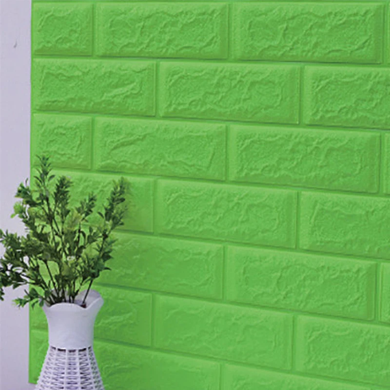 
 Китай поставщик фабрики самоклеющаяся бумага стены рулоны каменный кирпич обои ПВХ 3D кирпичная стена  