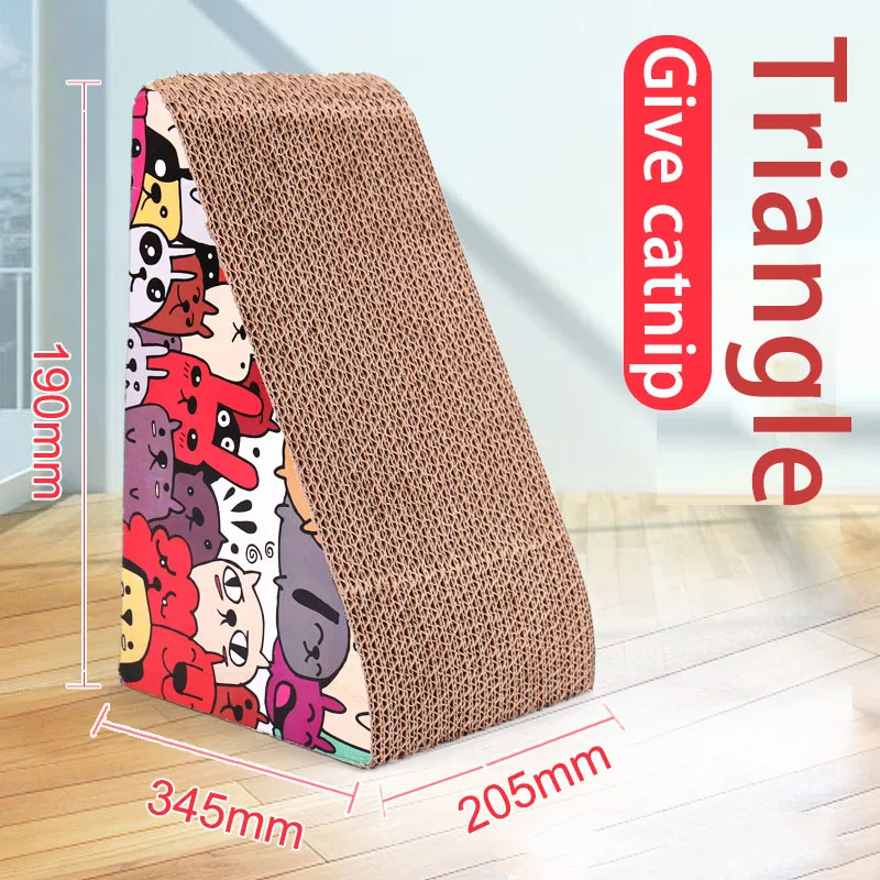 High quality Cat Scratcher Cardboard Scratch Pad with Premium Textures