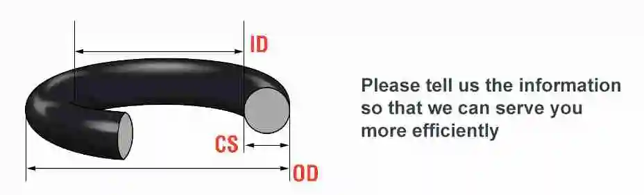 Custom High precision Parker Seal  O-ring Food Grade Silicone  rubber oring seals