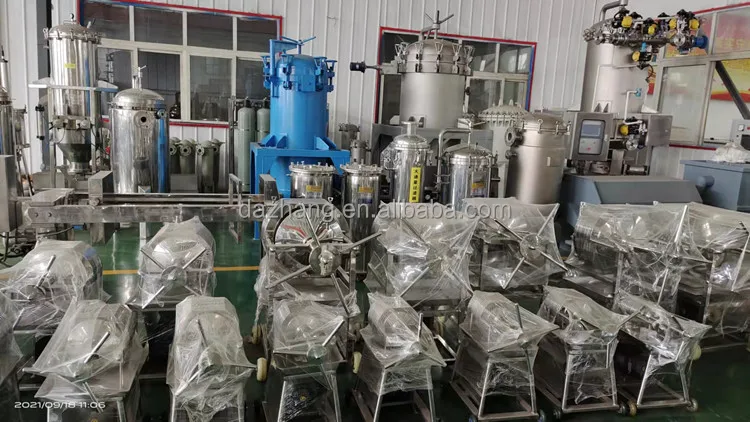 Plate Size 400mm or 600mm Palm Oil Dewatering Food Grade Stainless Steel Filter Press