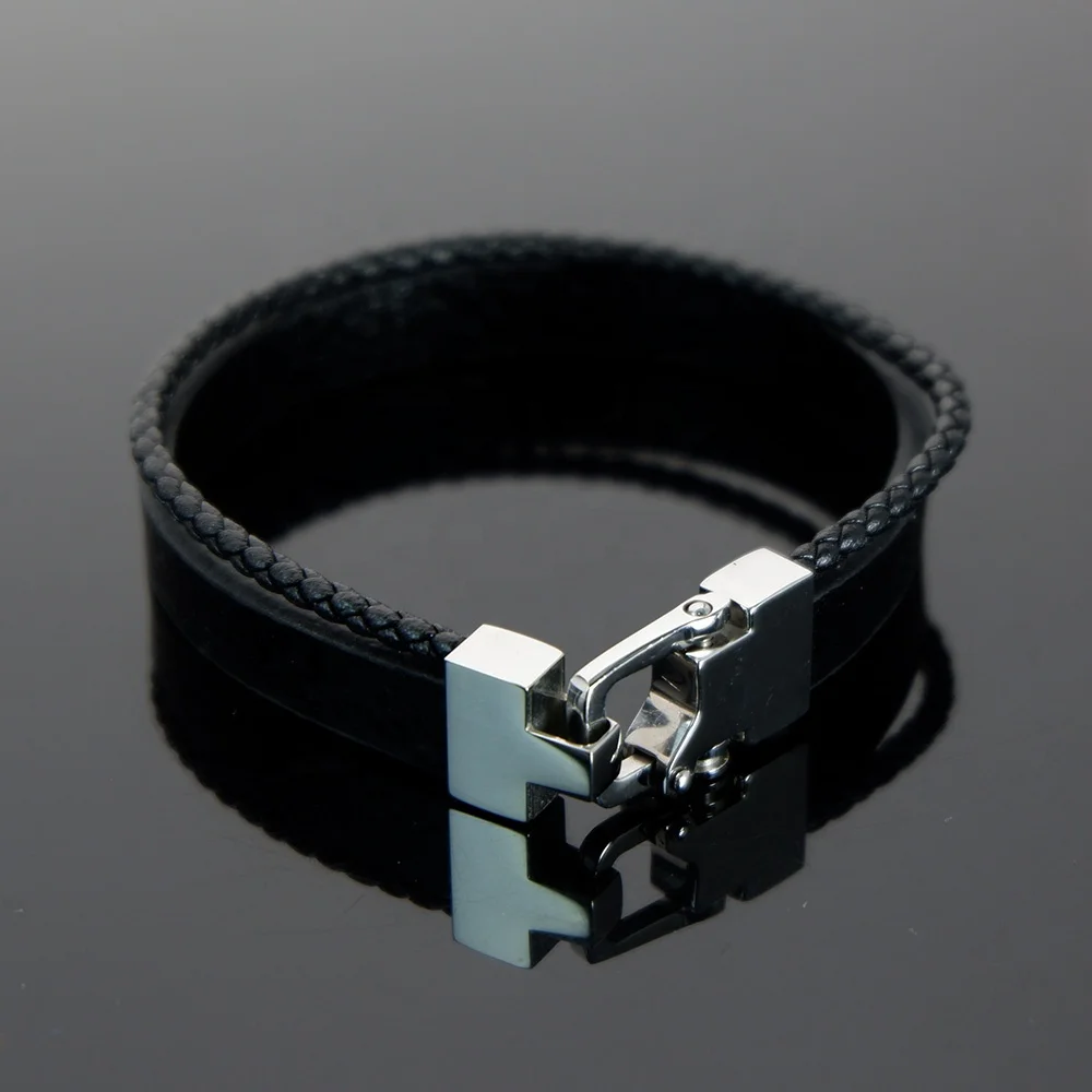 VEROMCA 12*4mm High Quality  Polish Bracelet Clasp For Square Bracelet Stainless Steel Connector Clasp