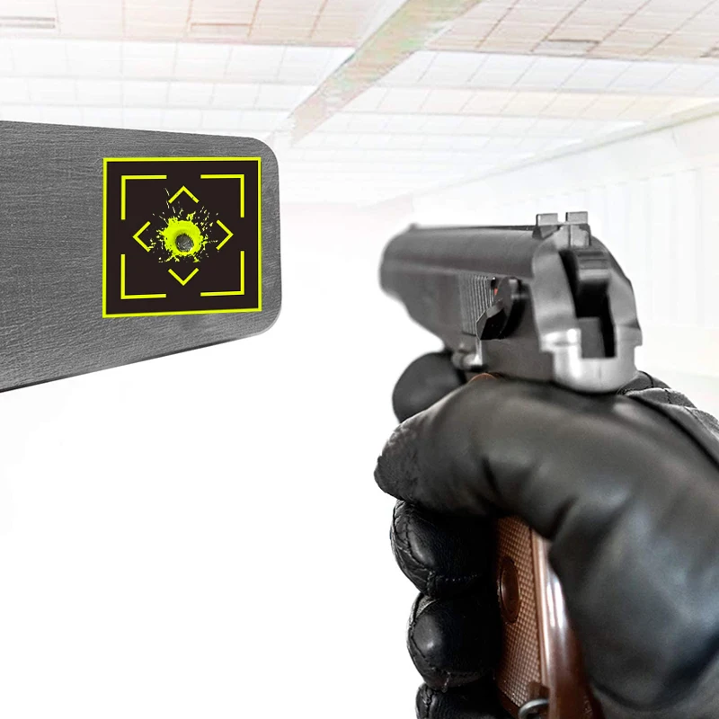 Reactive Target Paper for Firearm & Bow/Arrow Practice for Real Gun & Air Gun Shooting Visual Impact Can Be Used