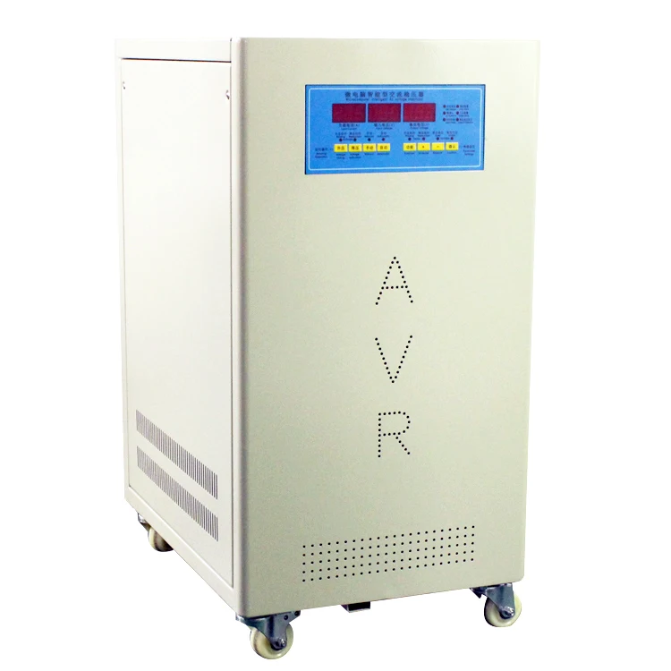 svc 20KVA three phase voltage regulator / stabilizer