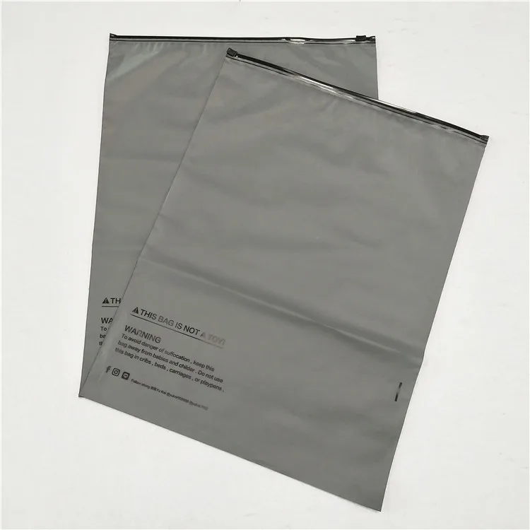 
Wholesale Garment Zipper Bag EVA Zip Lock Bag Bikini Swimwear Packaging Bag With Black Logo 