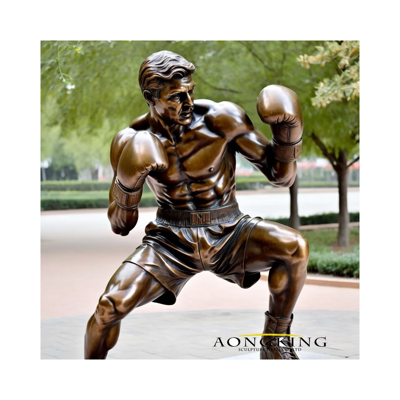 Life Size Metal Bronze Strong Wrestlers Sculpture Brass People wrestling statues