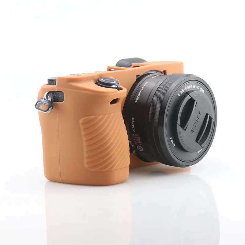 CC1740 Soft Silicone Rubber Camera Protective Body Cover Case Skin For Sony A6500 Camera Bag
