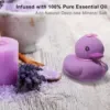 Hot Selling color bubble bath tablets gift set for Kids organic fizzy with Toys Citric Acid duck bath bomb boxes set