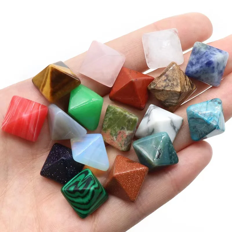 Hot Sale Wholesale Bulk Natural Crystal Semi Precious Gemstone Various Materials Orgone Pyramid Energy