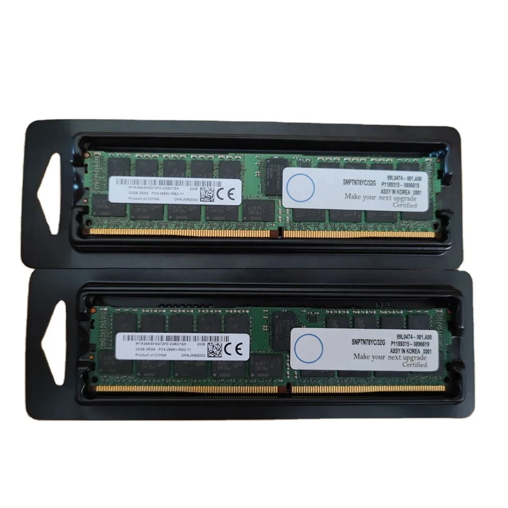 SNPTN78YC/32G 32GB DDR4 2666 МГц АББ память сервера PC4-2666V оперативная Быстрая доставка Высокое качество бессбойную