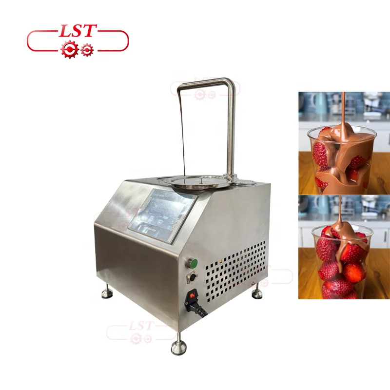 LST hot sale 5.5L mini chocolate melting machine hot chocolate dispenser machine strawberry Chocolate Melting machine