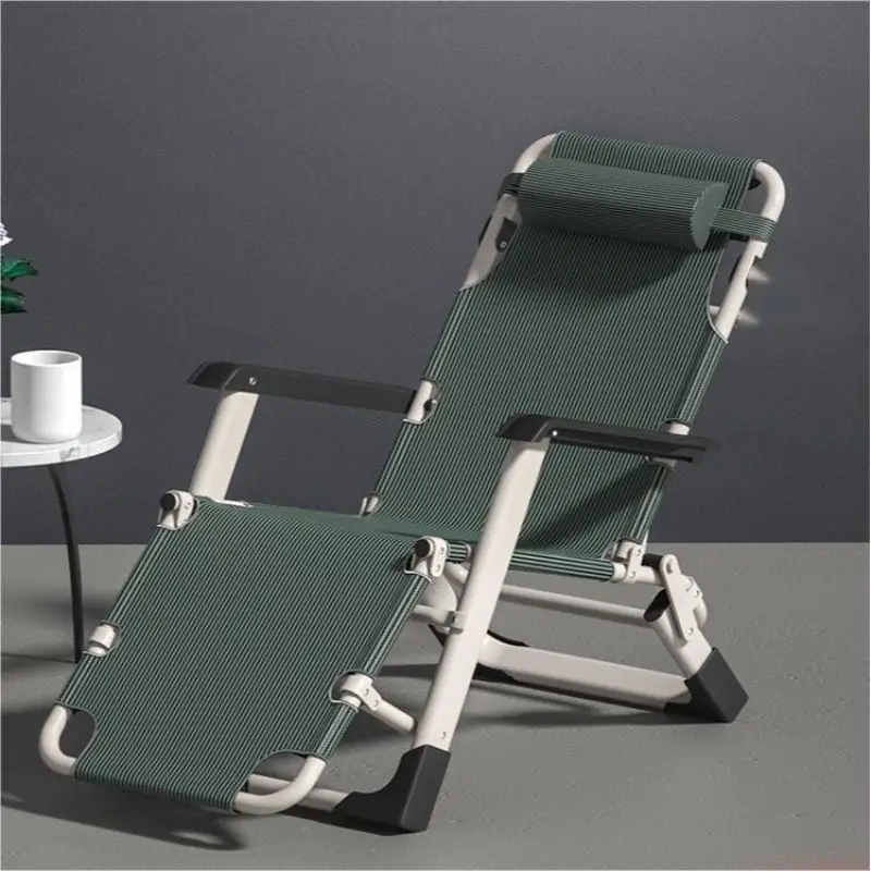 Multi-functional bedroom leisure lightweight metal zero gravity chair for camping lounge chair ottoman outdoor metal chair