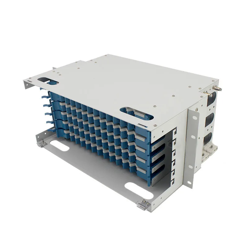 144 CORES OPTICAL DISTRIBUTION FRAMES WITH SC/APC UNIT ODF JUNCTION TRAY FULL LOADED