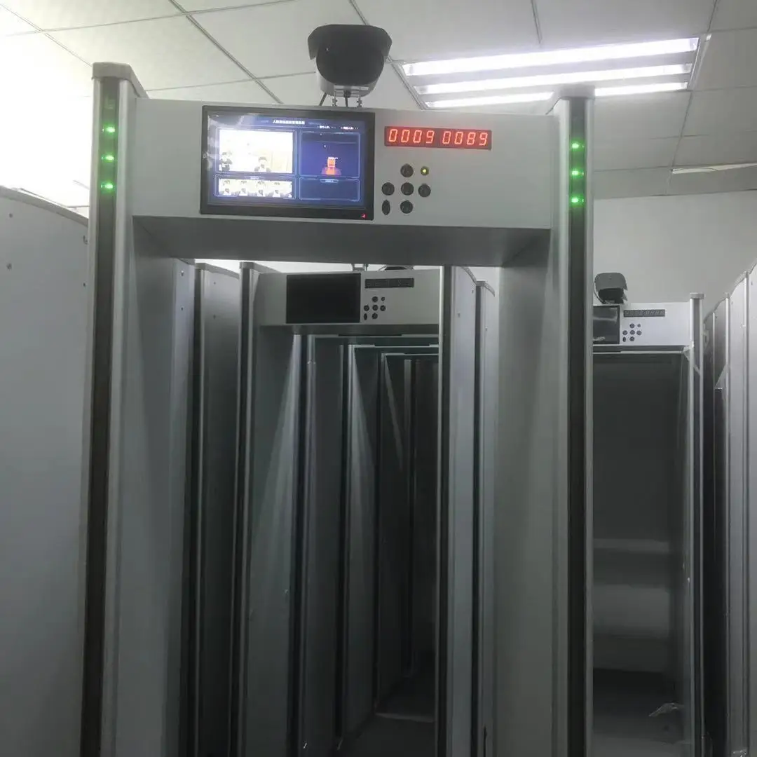 
Blackbody thermal imaging thermometer with metal detecor integrated machine 