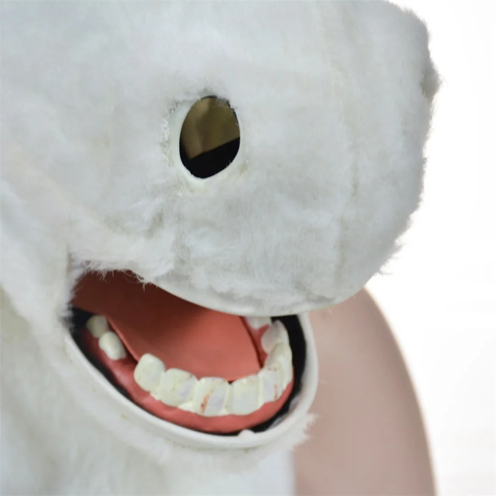 Tgirl Unicorn Moving Mouth Mask Head Mask Realistic Animal Halloween Mask for Halloween Cosplay Costume Party