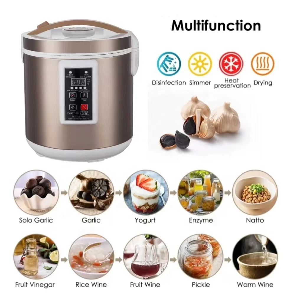 Chinese smart home appliances AZK115-2 black garlic ferment maker machine 5L fermentation machine