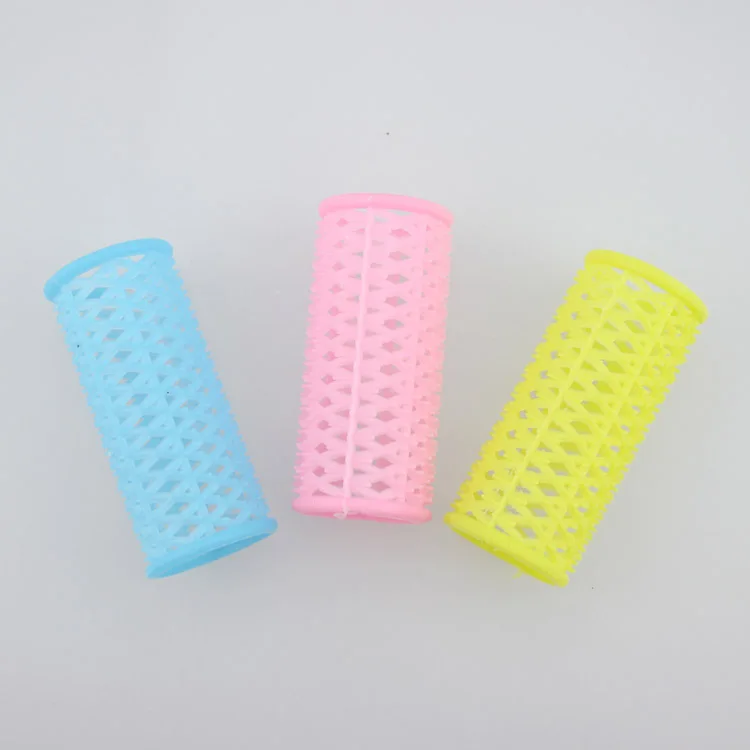 Plastic curler lazy DIY curler air Liu Hai fluffy perm big flower curler hair tool