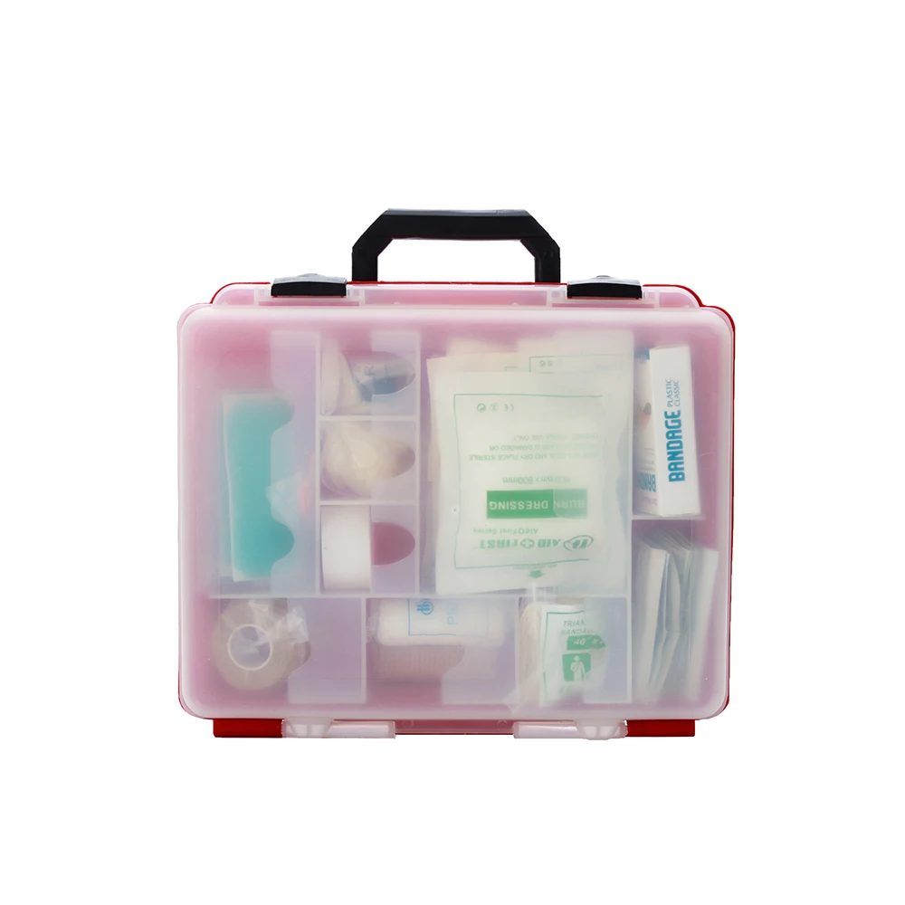 FarmaSino портативный маленький и гибкий комплект первой помощи для домашнего использования пластиковый многофункциональный комплект первой помощи