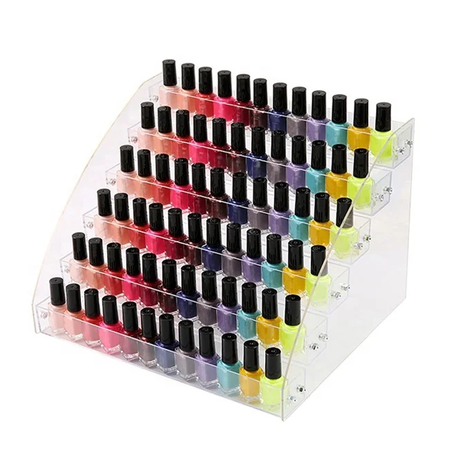 Wholesale Fashionable Countertop Acrylic Material Opi Nail Polish Display Rack