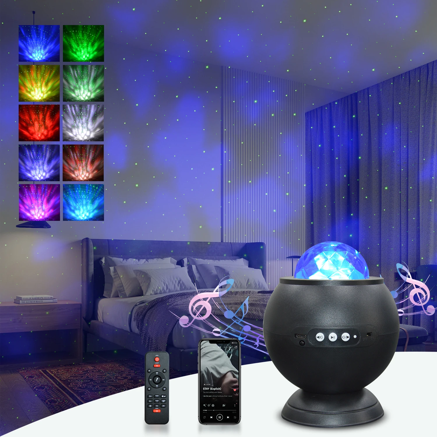 New Upgrade Wholesale Price Smart Night Light Sky Star Starry Light Projector Aurora Starlight Lamp Projector Starry Projector