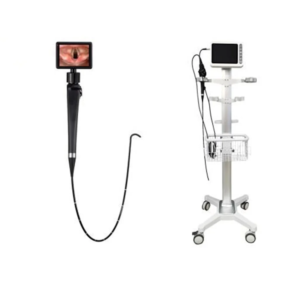 LTEV21 New Arrival Portable Flexible Endoscope Large Screen Bronchoscope Hugemed Video Laryngoscope