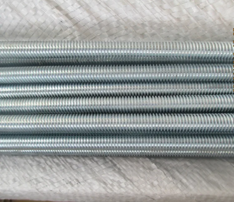 Factory Supply Zinc Plated High Strength 1-3 Meter Hot Dip Galvanized Full Thread Threaded Rods Din 975 Din976